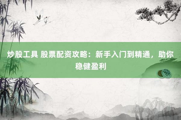 炒股工具 股票配资攻略：新手入门到精通，助你稳健盈利
