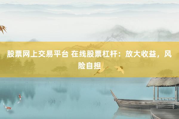 股票网上交易平台 在线股票杠杆：放大收益，风险自担