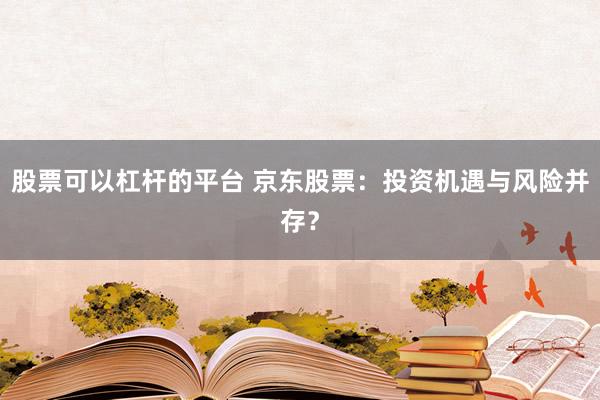 股票可以杠杆的平台 京东股票：投资机遇与风险并存？