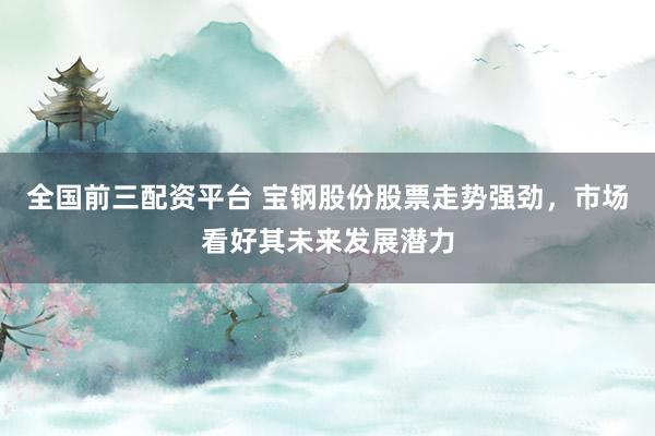 全国前三配资平台 宝钢股份股票走势强劲,市场看好其未来发展潜力